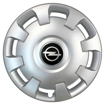 Автомобільні модельні ковпаки R15 Opel 303 4шт, SJS, сріблясті