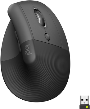 Mysz Logitech Lift for Vertical Business Wireless/Bluetooth Graphite (910-006494) (2447LVT0N1U9) - Outlet