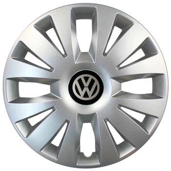 Автомобільні модельні ковпаки R15 Volkswagen 324 4шт, SJS, сріблясті