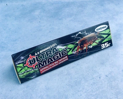 Шприц гель от тараканов и домашних насекомых-вредителей Agromaxi ULTRA MAGIC 35 г