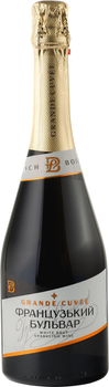 Вино ігристе Французький бульвар Grande cuvee брют біле 0.75 л 10.5-12.5% (4820004380429_4820213961488)