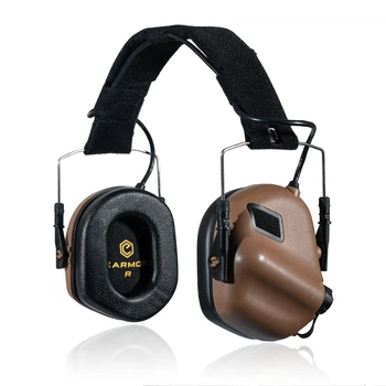 Активные наушники Earmor M31 с оголовьем. Койот