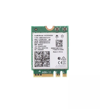 Wi-Fi модуль/ Wi-Fi6 + BT5.2 адаптер Intel Wireless AX200NGW 2.4G/5G 802.11ax M.2 Type 2230 (KE.11X0N.003)
