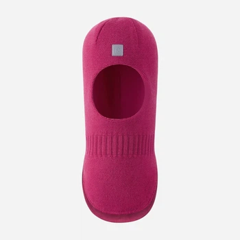 Детская зимняя вязаная шапка-шлем для девочки Reima Starrie 5300044C-4820 50 Розовая (6438557253428)