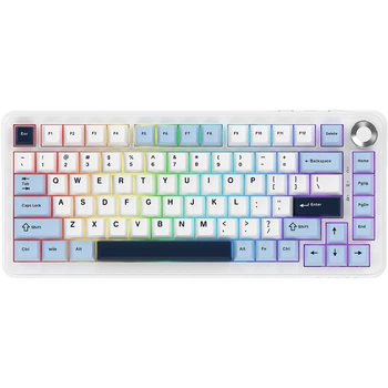 Клавіатура бездротова Ajazz AK820 MAX Plus Day Dream Switch White (AK820MAX-DD-BWD)