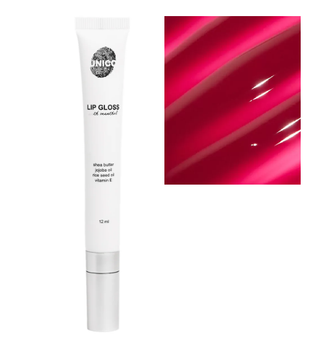 Блиск для губ з ментолом UNICO JAM Lip Gloss 10 мл бордовий