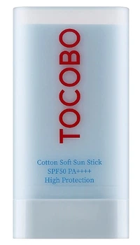 Сонцезахисний крем у стіку TOCOBO Cotton Soft Sun Stick SPF50+ PA++++ 19 г