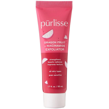 Кремовый эксфолиант с экстрактом питайи и ниацинамидом Purlisse Dragonfruit + Niacinamide Exfoliator 50 мл