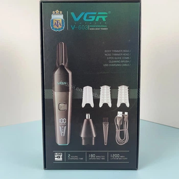 Триммер бездротовий VGR V-603 для волосся та бороди XPRO (45589-V-603_457)