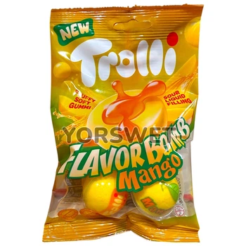 Жувальні цукерки Trolli Flavor Bomb Mango Манго 75 г (0129)