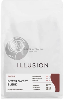 Кофе свежеобжаренный в зернах Illusion Bitter Sweet Blend 1 кг