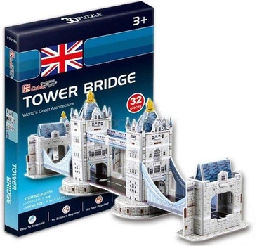 3D пазл CubicFun Мини Тауэрский мост (S3010h)