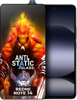Защитное стекло ESD Antistatic Xiaomi Redmi Note 14 (4G/5G) (41214)