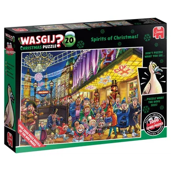 Пазл Jumbo Wasgij Christmas 20 – Spirits of Christmas! 2x1000