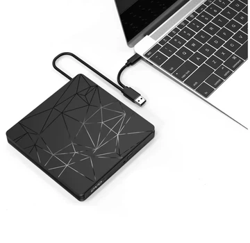 Внешний портативный привод дисковод Maiwo DVD±R/RW CD-RW - USB 3.0 Type-A/Type-C