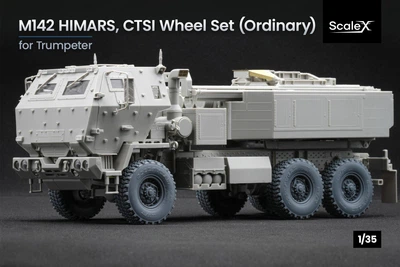 Набір коліс із системою підкачки CTIS для HIMARS від Trumpeter ScaleX WM 35012