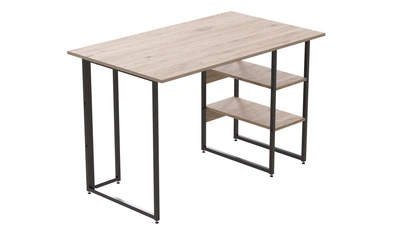 Комп'ютерний стіл Ferrum-decor Кевін 75x120x70 чорний ДСП Дуб Сан-Марино 16мм (FRD-103830)