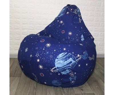 Крісло-груша бавовна "Космос" KatyPuf L 100x75