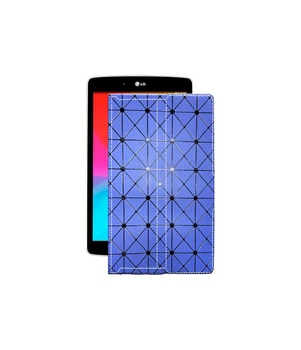 Чохол з екошкіри для планшету LG G Pad 8.0 (v490) Синій ромб