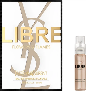 Пробник Парфумована вода для жінок Yves Saint Laurent Libre Flowers & Flames 1.2 мл (3614274151763)