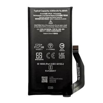 Акумулятор GP5JE для Google Pixel 7a, Li-Polymer, 3,85 B, 4385 мАг, (PRC)