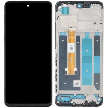 Дисплей Realme C55 черный, PRC, с рамкой