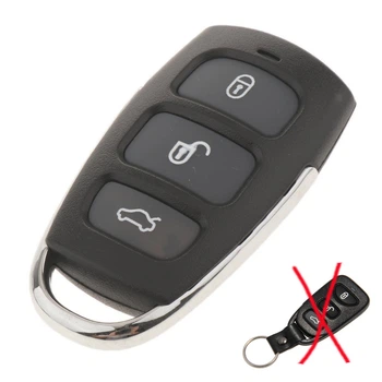 Корпус пульта KIA - 3 кнопки + 1panic (в новом стиле)