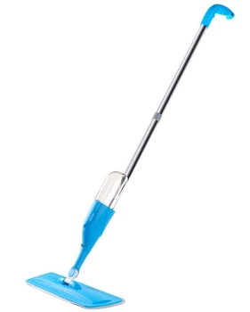 Универсальная швабра для дома с распылителем Healthy Spray Mop голубой