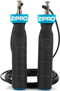 Скакалка Zipro 300 см синяя для CrossFit, шарикоподшипники, регулируемая длина, стальной трос в пластиковой оболочке(ISL_56058D12C4E2)