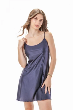 Комбінація жіноча під сукню з мікрофібри Felisiya Lingerie Синій 66-058 XL