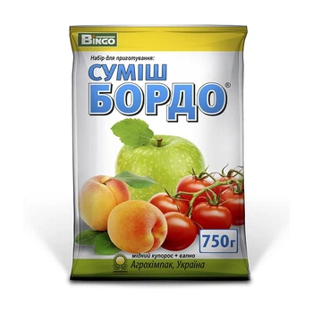 Фунгіцид Садівник, Суміш Бордо, 750 г