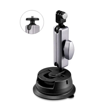 Присоска потужна для екшн-камер GoPro, DJI Action, Insta360, камер з різьбою 1/4" з шарнірною головкою (30055)