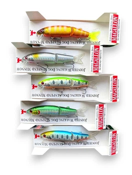 Набір Воблерів поверхневий на щуку, окуня Magallon 113mm \13.7g (5шт)(Fishing)(8152-н8)