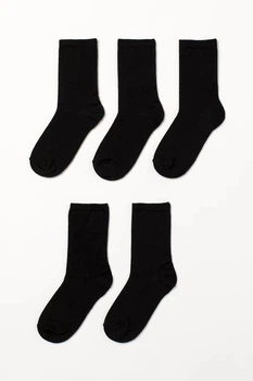 Набор женских носков H&M 5 пар р.36-38 black 0156