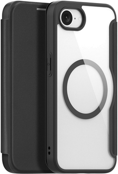 Etui z klapką Dux Ducis Skin X Pro MagSafe do Apple iPhone 16e Black (6971824158588)