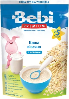 Каша молочна Bebi Вівсяна з 5 місяців 200 г (8606019654351)
