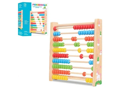 Деревянные счеты Tree Toys на подставке