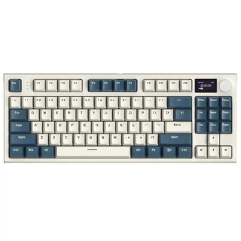Беспроводная механическая клавиатура ATTACK SHARK K86 RGB Tri-mode (Retro Blue)
