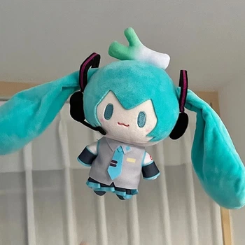 Мягкая игрушка Хацуне Мику , кукла аниме Vocaloid Hatsune Miku, 15см, плюш