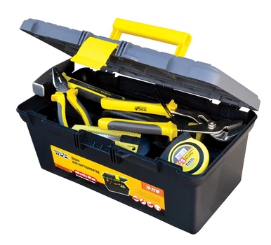 Ящик для інструментів MASTERTOOL 16" (395х223х165 мм) пластикові замки 79-2216