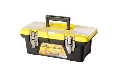 Ящик для інструментів MASTERTOOL 13" (355х185х130 мм) знімні органайзери металеві замки 79-2313