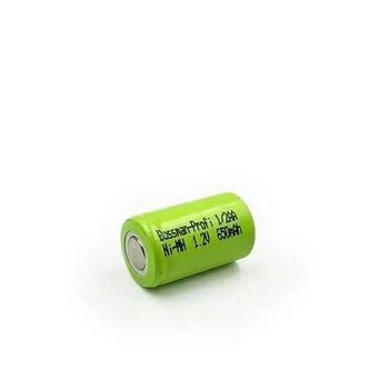 Промышленный Ni-Mh аккумулятор 1/2AA Bossman Profi 650mAh с контактами (1.2v)