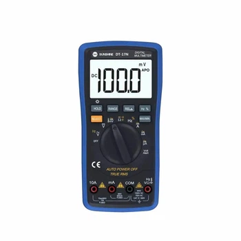 Мультиметр цифровой Sunshine DT-17N, АВТО режим, True RMS, автоотключение, подсветка