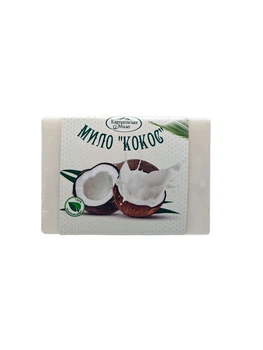 Мыло ручной работы "Кокос" 80г. "Карпатське Мило"