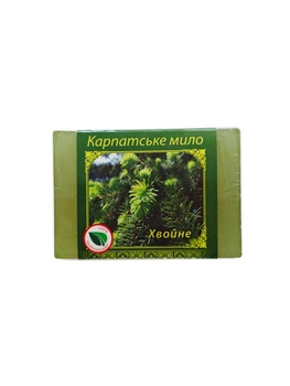 Мыло ручной работы "Хвойное" 80г. "Карпатське Мило"