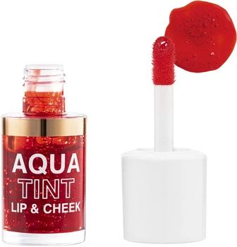 Рідка помада для губ TopFace Aqua Tint Lip&Cheek PT215 01 Cherry Jam 10 мл (8681217255661)