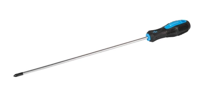 Отвёртка крестовая магнитная MASTERTOOL PH2х300 мм ручка с TPR покрытием 48-5230