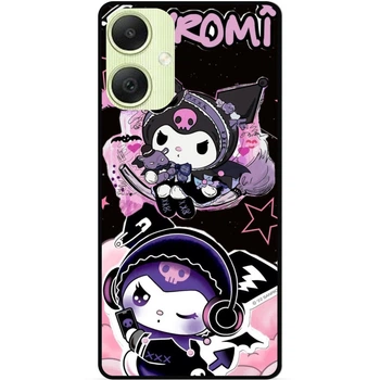 Силиконовый чехол бампер Candy для Samsung A07 с картинкой Kuromi Куроми