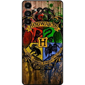 Силиконовый бампер чехол Candy для Samsung A16 с рисунком Hogwarts Хогвартс Гарри Поттер Harry Potter