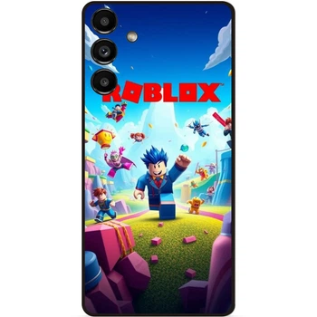 Силиконовый чехол Candy для Samsung M14 с рисунком Roblox Игра в кальмара Роблокс